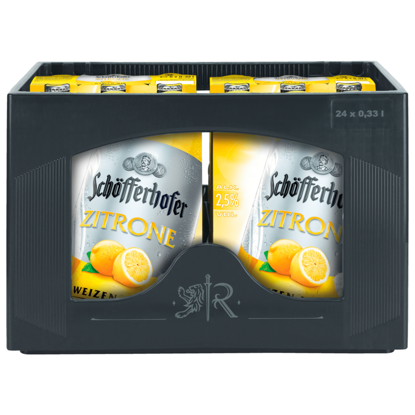 Schöfferhofer Weizen-Mix Zitrone naturtüb 4x6x0,33l